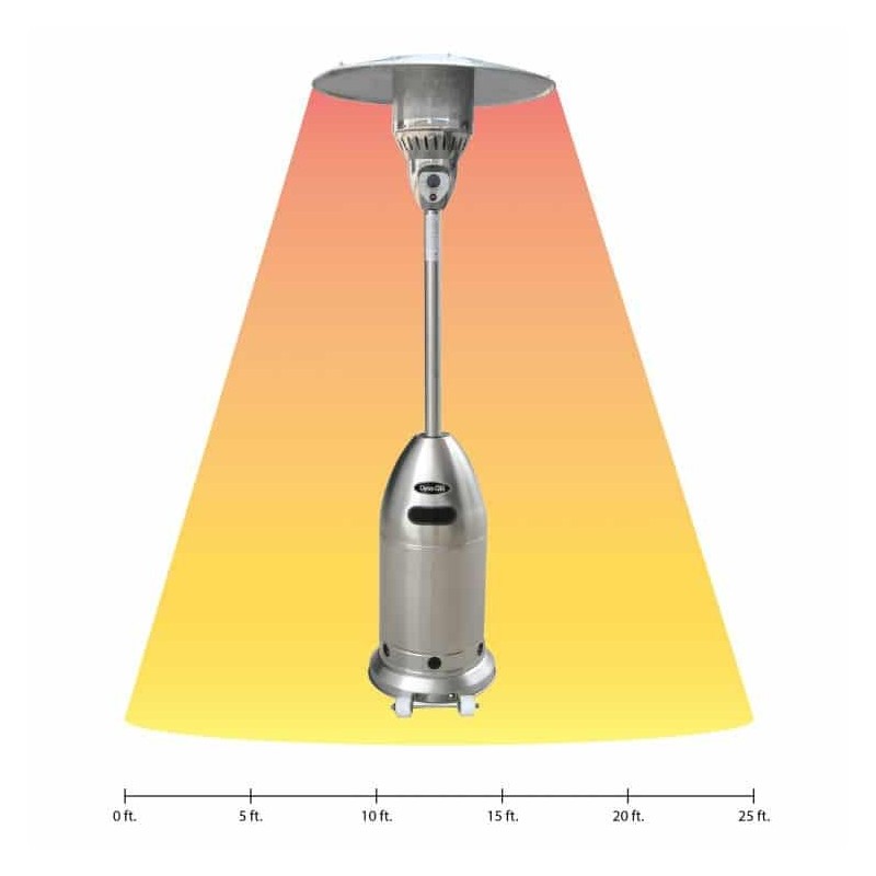 Dyna-Glo 48000 BTU Premium Stainless Steel Patio Heater (DGPH202SS)