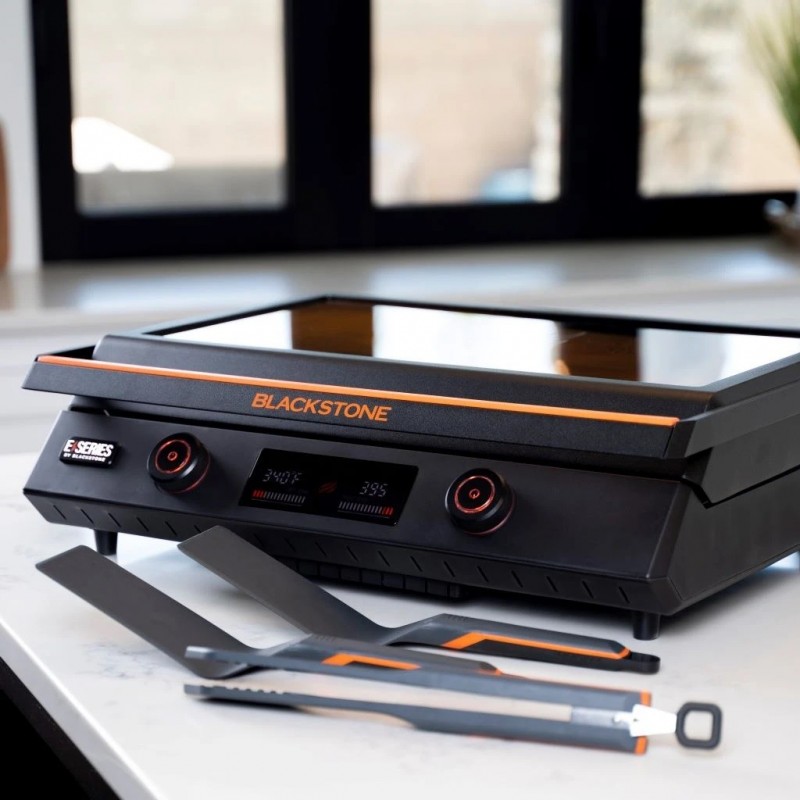 Blackstone 22 in. E-Series Electric Griddle with Hood (8001)