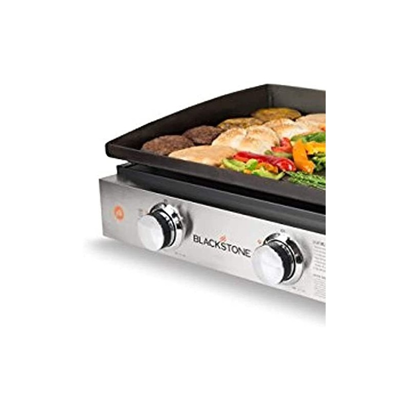 Blackstone 22 in. Tabletop Griddle with Stainless Steel Front Plate Without Hood (1666)