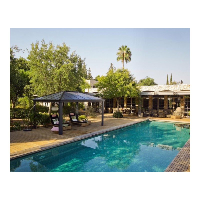 Palram Dallas 4300 Gazebo Kit - Gray (HG9142)