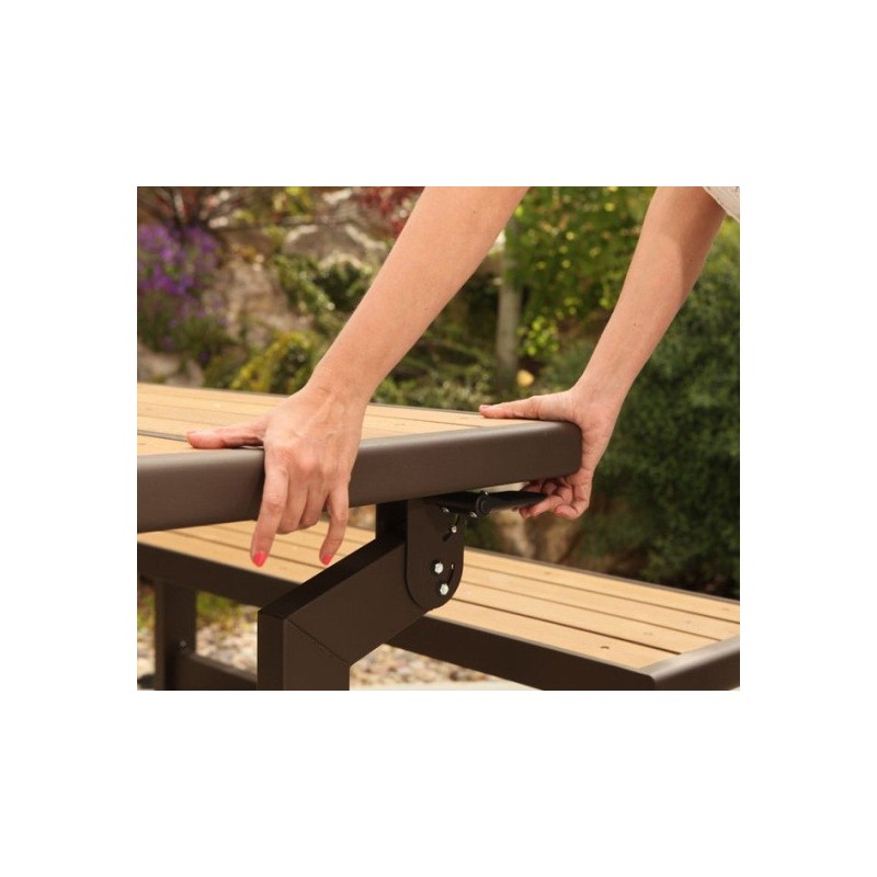 Lifetime Faux Wood Convertible Bench 60054