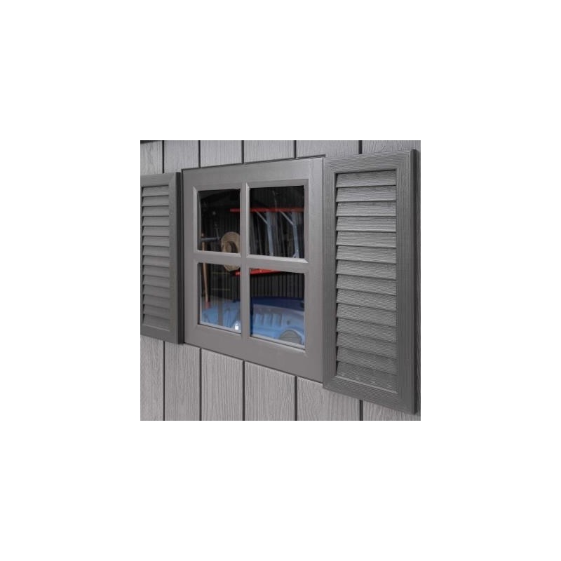 Lifetime 20x8 Outdoor Storage Shed Kit w/ Floor- Light Brown (60351)