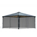 Palram - Canopia Palermo 4300 Gazebo Netting Kit - Gray (HG1064)