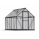 Palram - Canopia Mythos 6x10 Greenhouse Kit - Gray (HG5010Y) Palram - Canopia Mythos 6x10 Greenhouse Kit - Gray (HG5010Y)