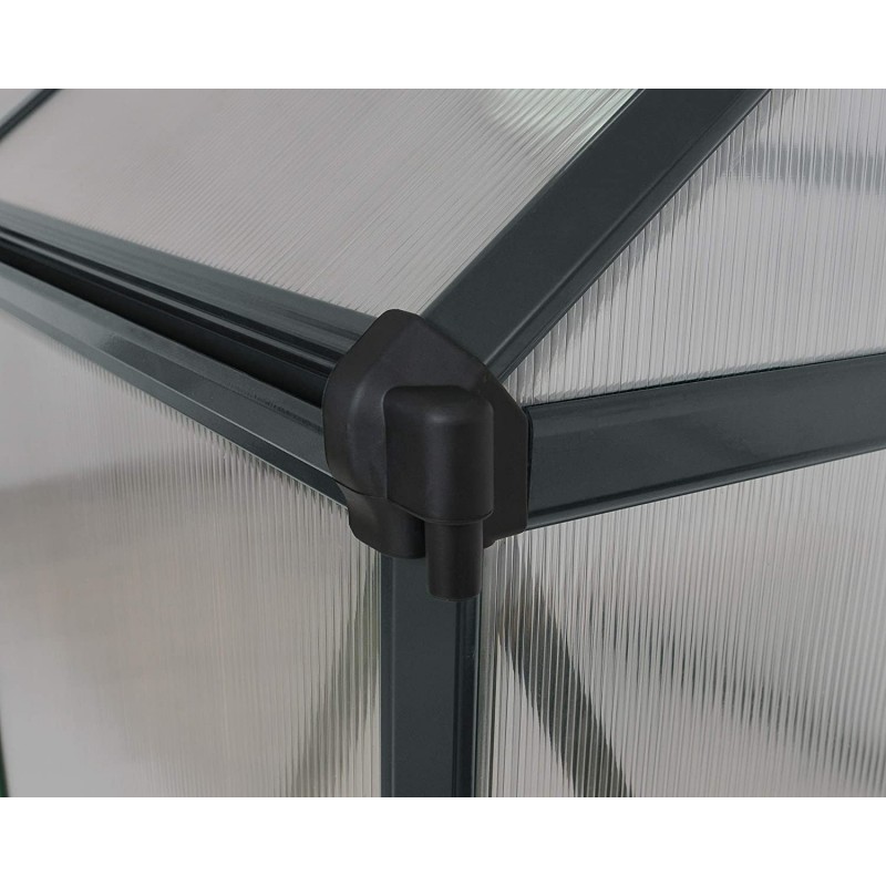 Palram - Canopia Mythos 6x10 Greenhouse Kit - Gray (HG5010Y)