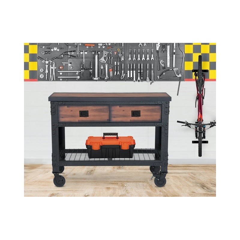 Duramax 48x24 Rolling Workbench - Two Drawers (68002)