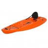 Lifetime 8.5 ft Hydros Plastic Kayak w/ Paddle - Orange (90595) Lifetime 8.5 ft Hydros Plastic Kayak w/ Paddle - Orange (90595)