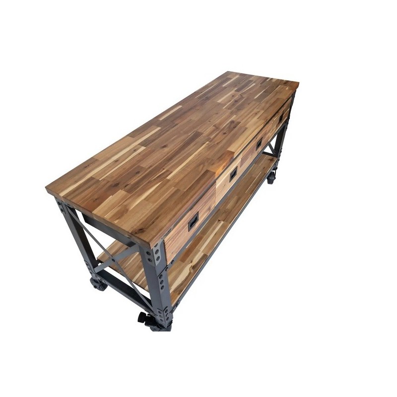 Duramax Darby 72 in. Kitchen Island Desk with Drawers (68051)