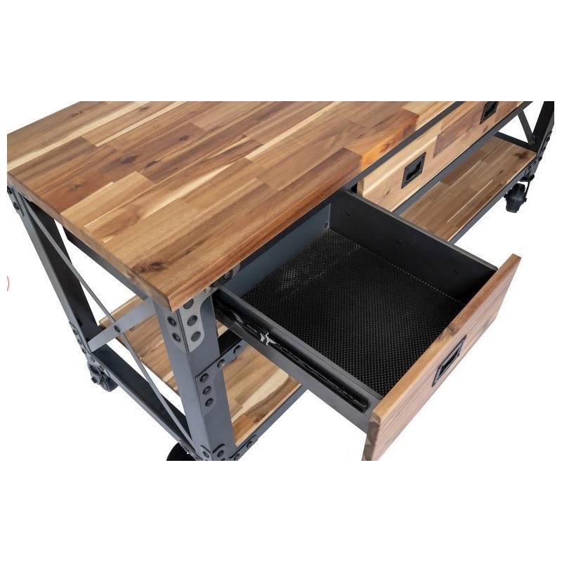 Duramax Darby 72 in. Kitchen Island Desk with Drawers (68051)