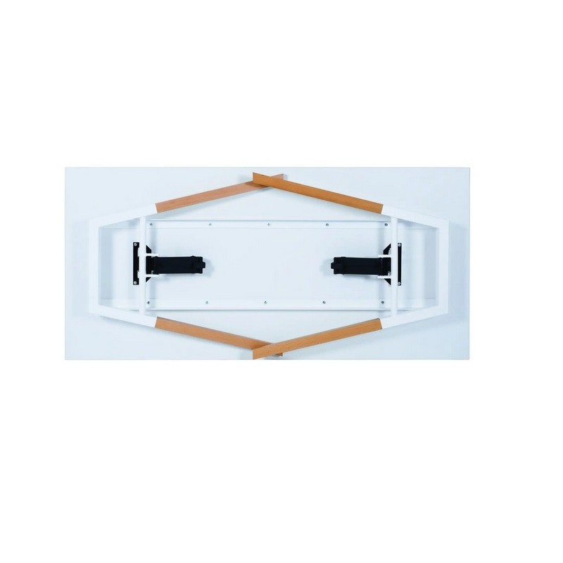 Duramax Neo 62 in. White Folding Table (68053)