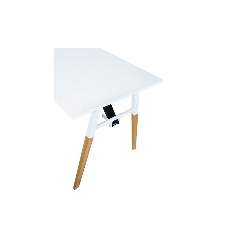 Duramax Neo 62 in. White Folding Table (68053)