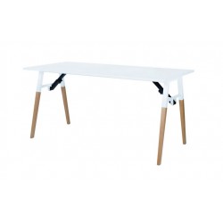 Duramax Neo 62 in. White Folding Table (68053)