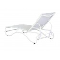 Duramax Corsica 5-Position White Lounger (68071)