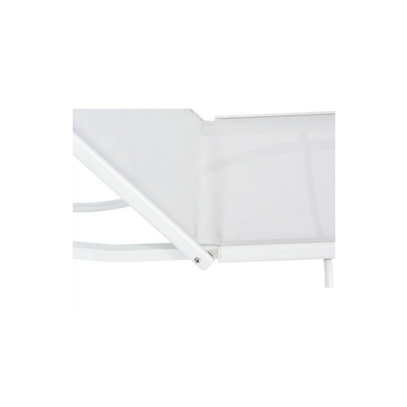 Duramax Corsica 5-Position White Lounger (68071)
