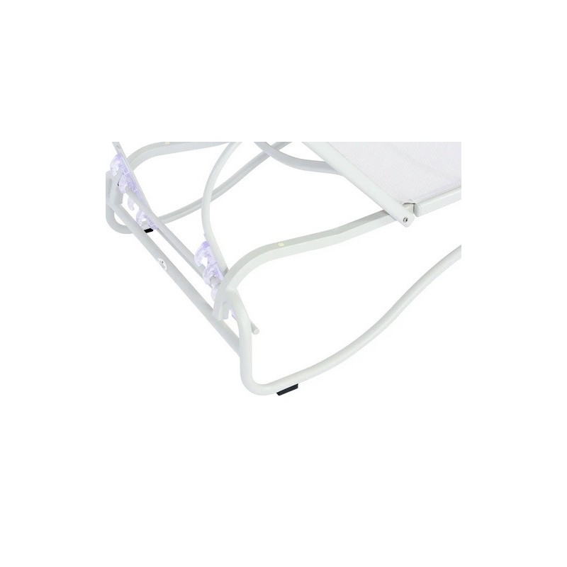 Duramax Corsica 5-Position White Lounger (68071)