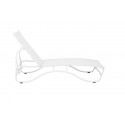 Duramax Corsica 5-Position White Lounger (68071)