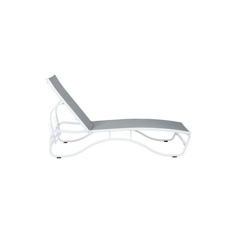 Duramax Corsica 5-Position Gray Lounger (68081)