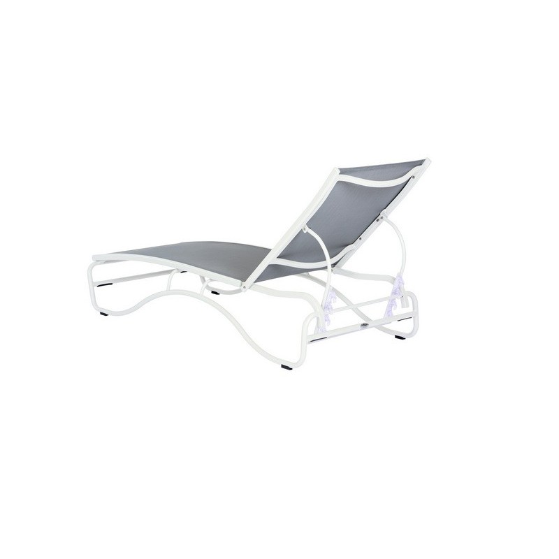 Duramax Corsica 5-Position Gray Lounger (68081)