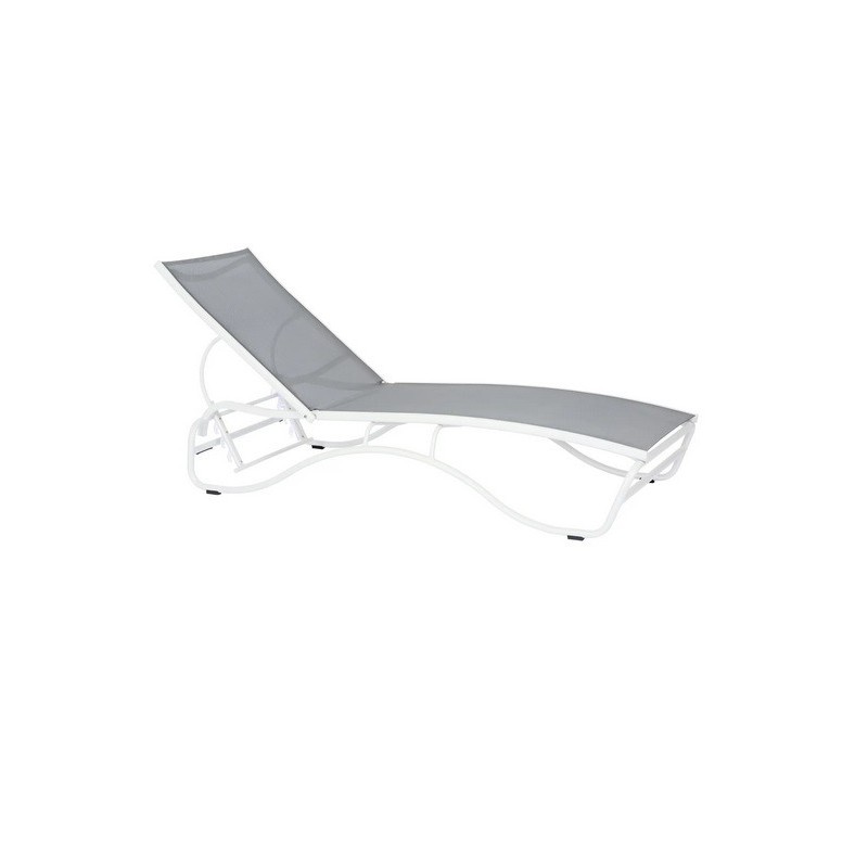 Duramax Corsica 5-Position Gray Lounger (68081)
