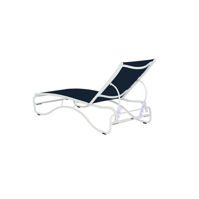 Duramax Corsica 5-Position Navy Blue Lounger (68091)