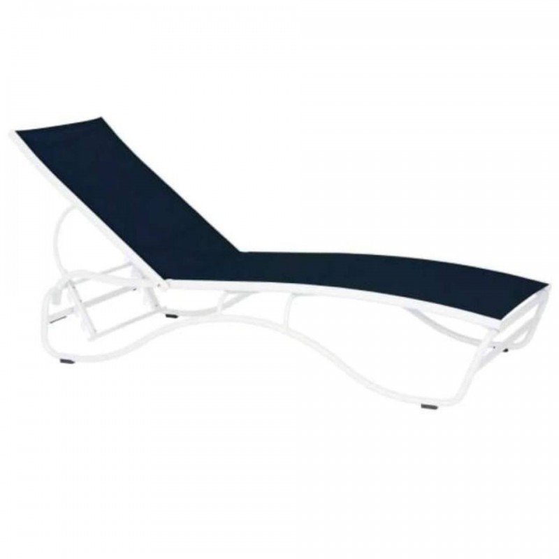 Duramax Corsica 5-Position Navy Blue Lounger (68091)