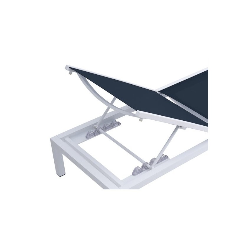 Duramax Niki 5-Position Navy Blue Lounger (68093)