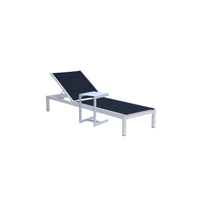 Duramax Niki 5-Position Navy Blue Lounger (68093)