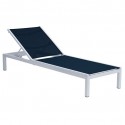 Duramax Niki 5-Position Navy Blue Lounger (68093)