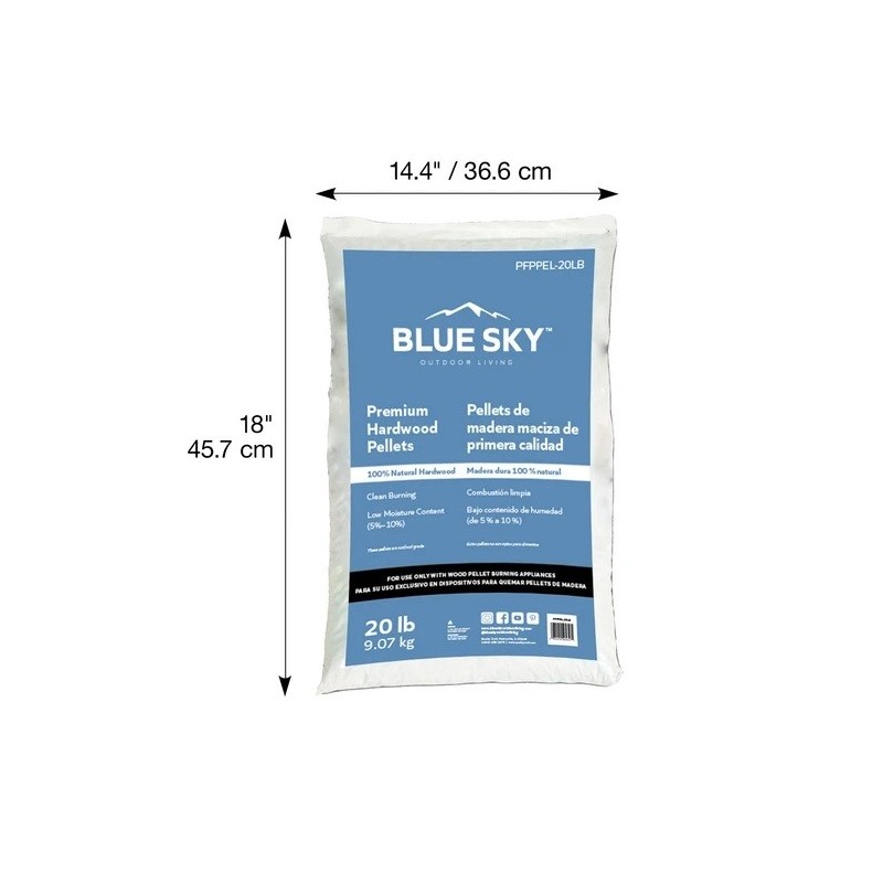 Blue Sky Premium Hardwood Pellets - 20 lbs. (PFPPEL-20LB)