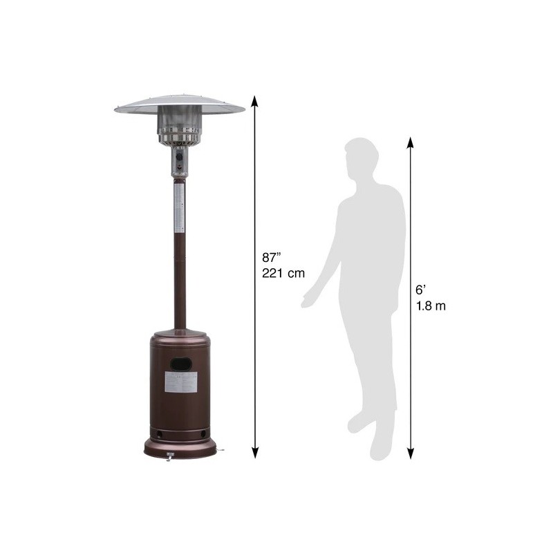Blue Sky Outdoor Gas Patio Heater - Hammered Bronze (PHG8732BZ)