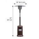 Blue Sky Outdoor Gas Patio Heater - Hammered Bronze (PHG8732BZ)