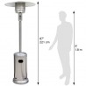 Blue Sky Outdoor Liquid Propane Patio Heater - Stainless Steel (PHG8732SS) Blue Sky Outdoor Liquid Propane Patio Heater - Stainless Steel (PHG8732SS)