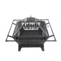 Blue Sky 31" Cowboy Portable Fire Pit - Wood Black (WBFP31SQ-GF)