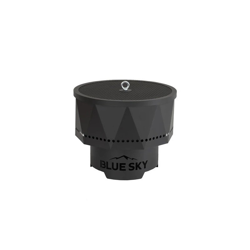 Blue Sky Ridge Fire Pit with Spark Screen and Screen Lift - Black (PFP1513-C)