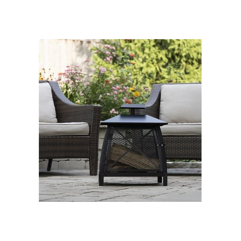Blue Sky Outdoor 20" Steel Fire Pit - Black (WBF20)