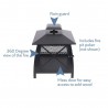 Blue Sky Outdoor 20" Steel Fire Pit - Black (WBF20) Blue Sky Outdoor 20" Steel Fire Pit - Black (WBF20)