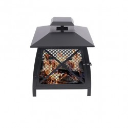 Blue Sky Outdoor 20" Steel Fire Pit - Black (WBF20)