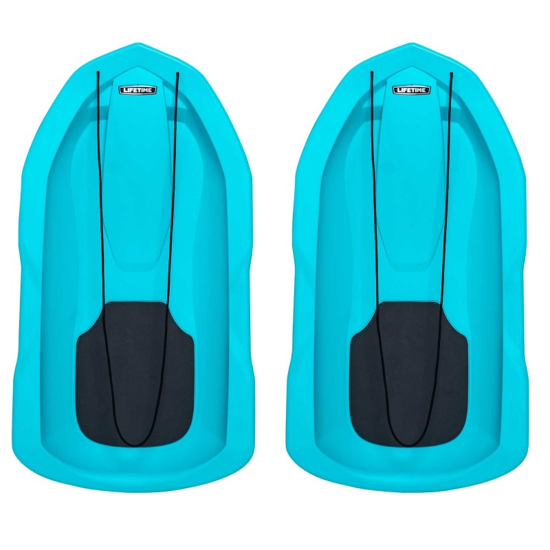 Lifetime 2-Pack 48 in. Snow Sled - Aqua (91141)