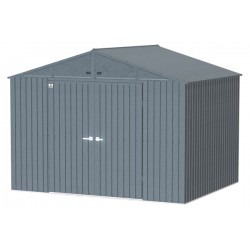 Arrow Elite 10x8 Metal Storage Shed Kit - Anthracite (EG108AN)