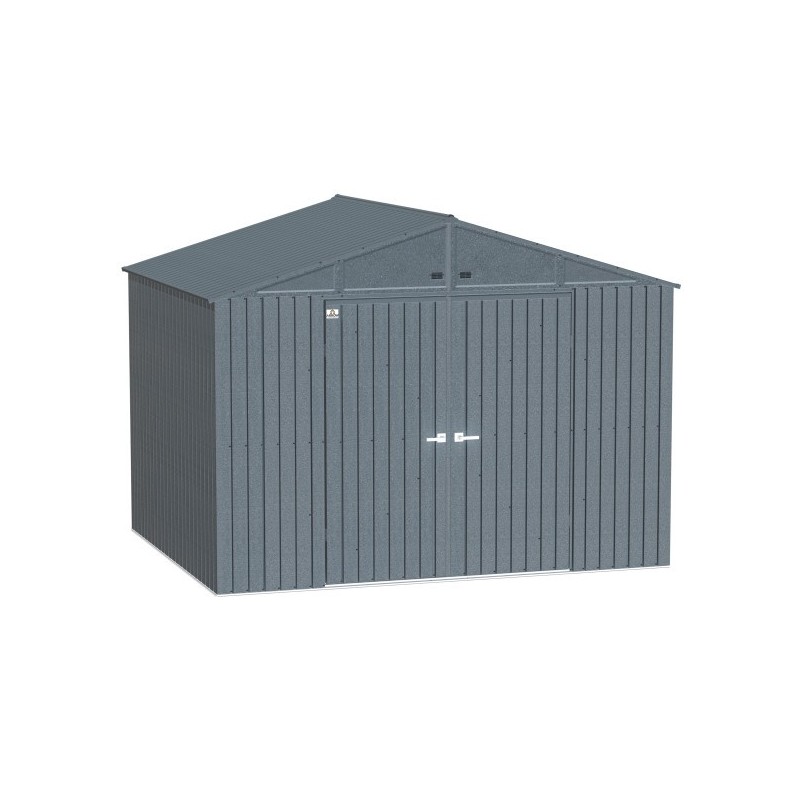 Arrow Elite 10x8 Metal Storage Shed Kit - Anthracite (EG108AN)
