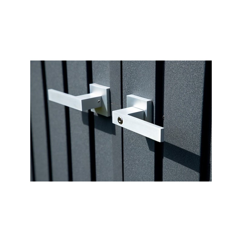 Arrow Elite 10x8 Metal Storage Shed Kit - Anthracite (EG108AN)