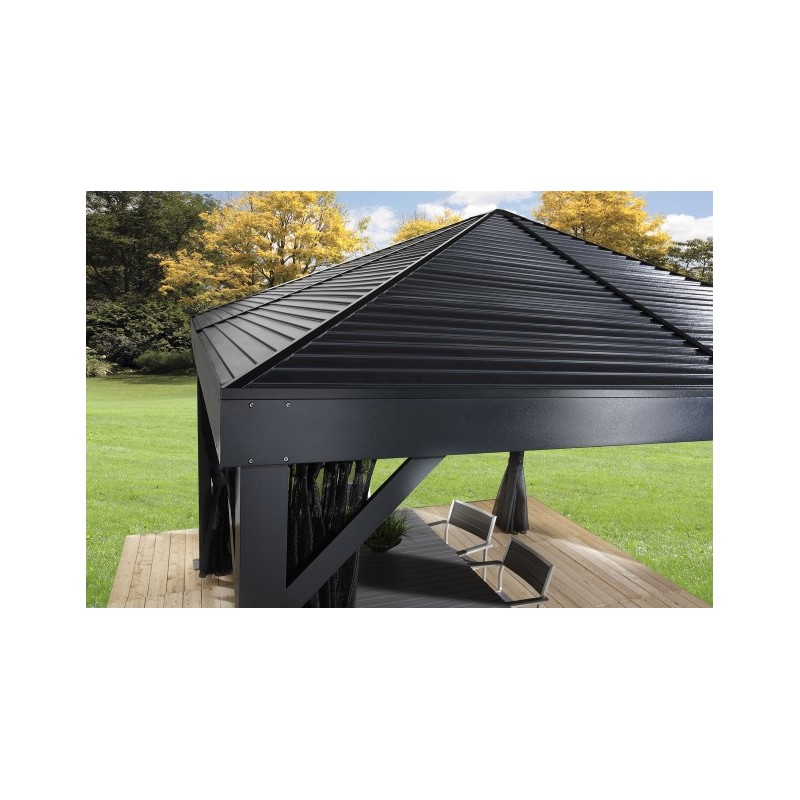 Sojag 12x12 South Beach Aluminum Gazebo - Light Grey (500-9167894)