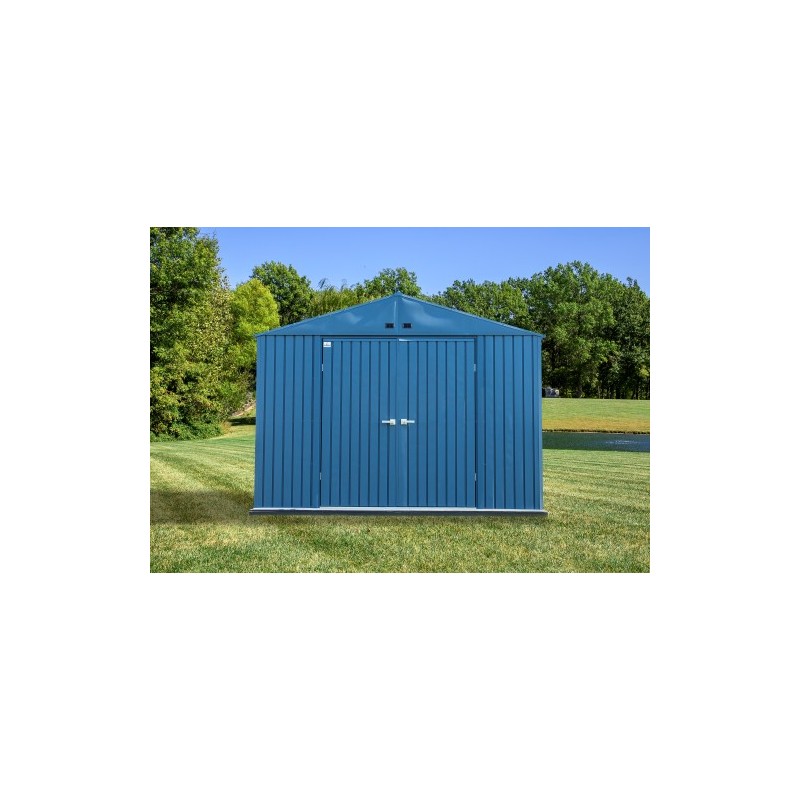 Arrow 10x8 Elite Steel Storage Shed - Blue Grey (EG108BG)