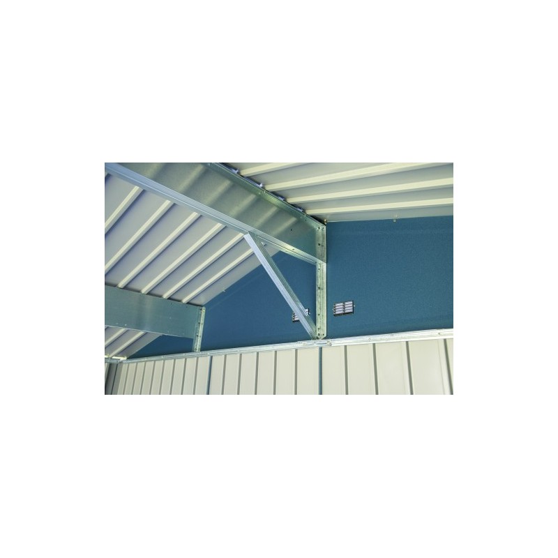 Arrow 10x8 Elite Steel Storage Shed - Blue Grey (EG108BG)