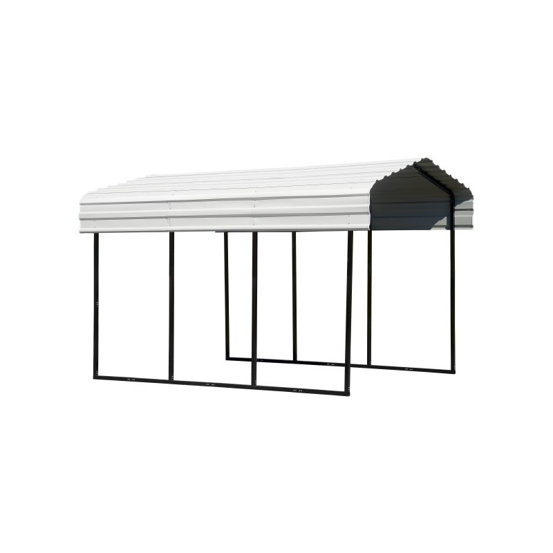 Arrow 10x15x9  Steel Carport Kit - Eggshell (CPH101509)