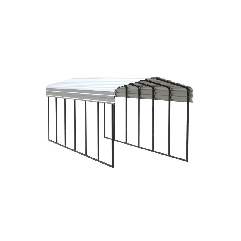 Arrow 10x29x9  Steel Carport Kit - Eggshell (CPH102909)