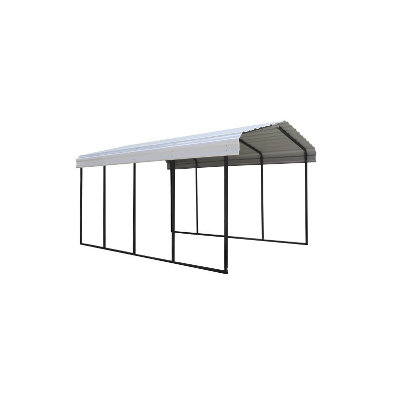 Arrow 12x20x9  Steel Carport Kit - Eggshell (CPH122009)