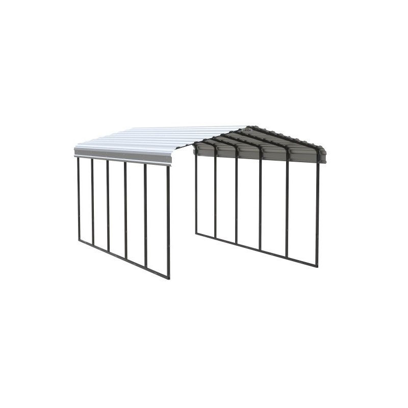 Arrow 12x24x9  Steel Carport Kit - Eggshell (CPH122409)