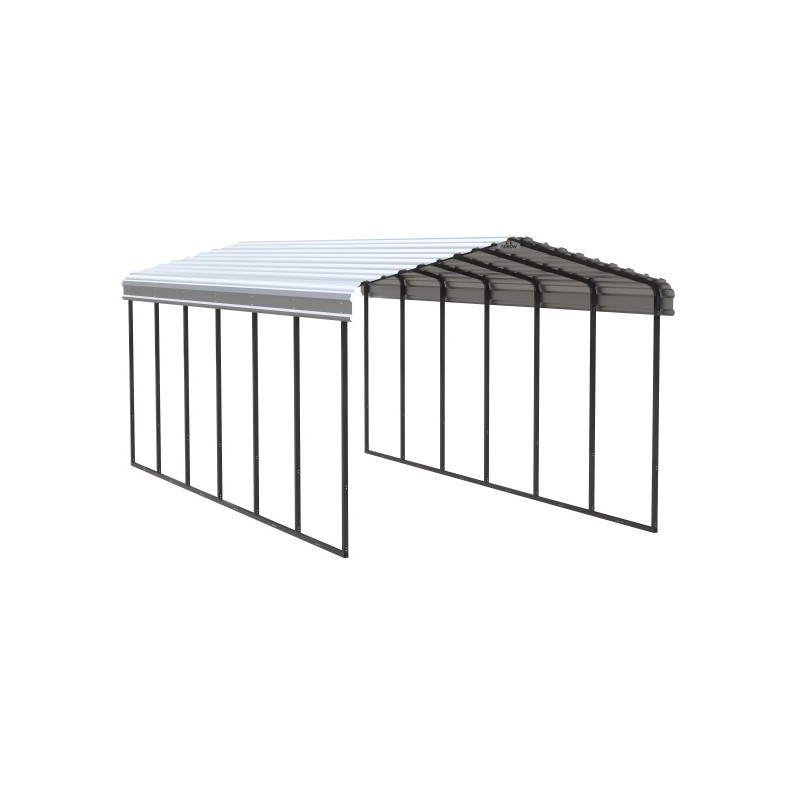 Arrow 12x29x9  Steel Carport Kit - Eggshell (CPH122909)