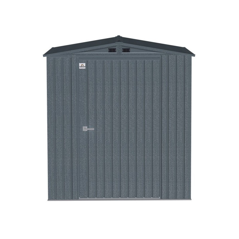 Arrow 6x6 Elite Steel Storage Shed - Anthracite (EG66AN)